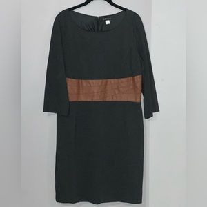 Dress with Faux Leather by Venus